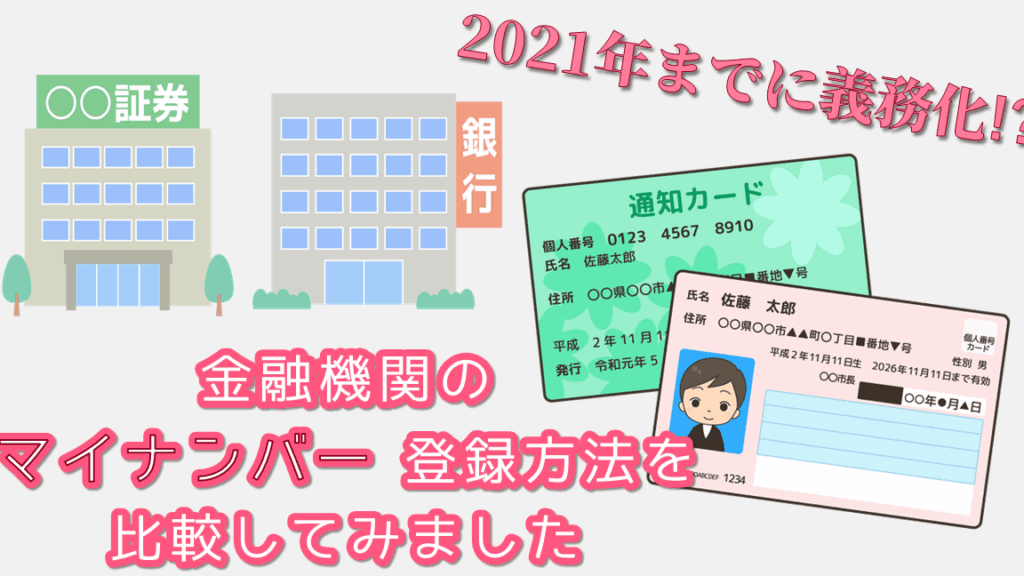 銀行口座におけるマイナンバー義務化はいつからか